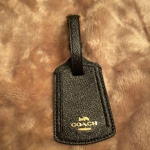 Coach luggage tag